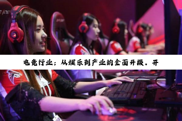 电竞行业：从娱乐到产业的全面升级，开启数字经济新篇章